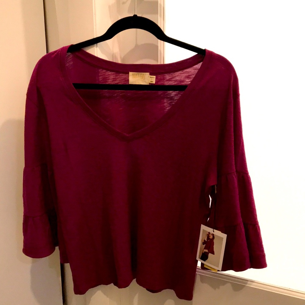 Tee Shirt Plum color